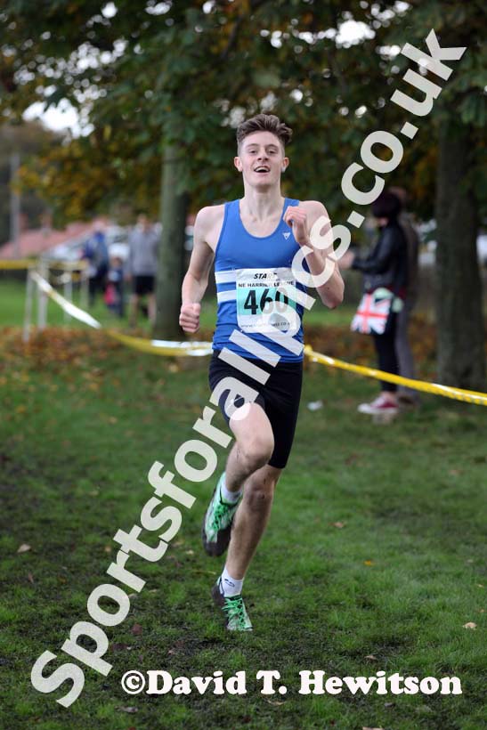 Under-17 men Green 460 North East Harrier League, Blaydon. Photo: David T. Hewitson/Sports for All Pics